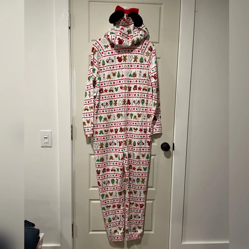Disney Parks Holiday Mickey Snacks Women’s Onesie - Picture 5 of 8